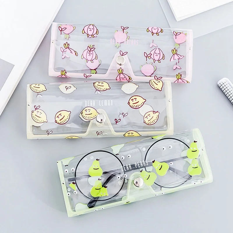 

Cute Glasses Case Protects Organizer Sunglasses Protector Box Reading Eyeglasses Holder Travel Women Girl Storage Shell Portable