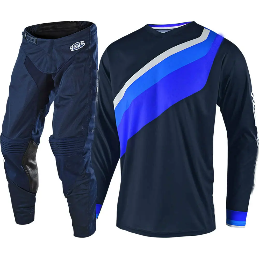 

2019 New GP Air Navy Motocross suits Motorcycle Riding MX DH MTB Jersey and Pants Combination Combo