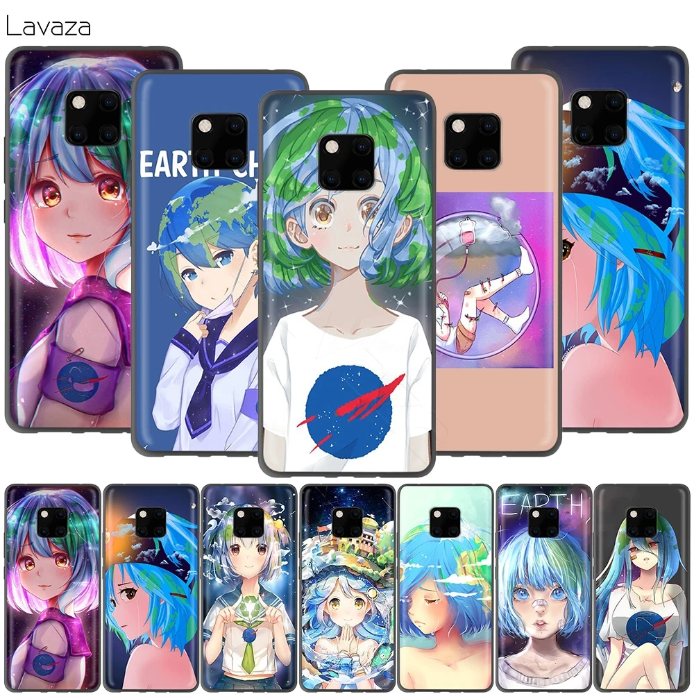 Аниме Чехол Lavaza Earth Chan для Huawei P30 P20 P10 P9 P8 Mate 20 10 Pro Lite P Smart 2017 | Мобильные телефоны и