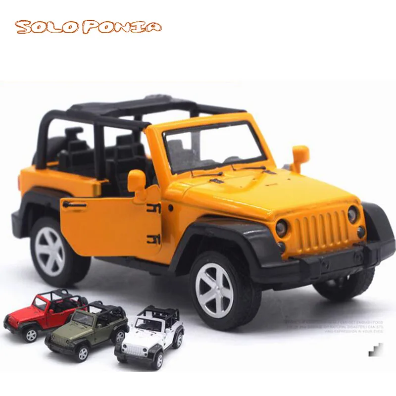 Jeep Wrangler 1:32 металлический литой автомобиль классический уличный джип Модель Коллекция игрушек для детей Подарки легированные модели автомобилей