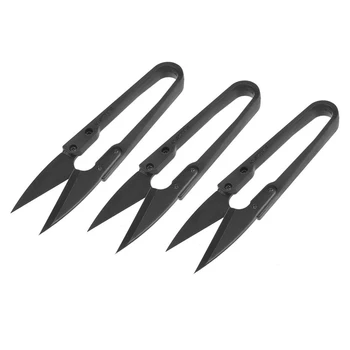 

3 Pcs Thread Scissors U Sewing Clipper Beading Thread Cutter for Trimming Threads Stitch Supplies and Embroider fabric Scissors