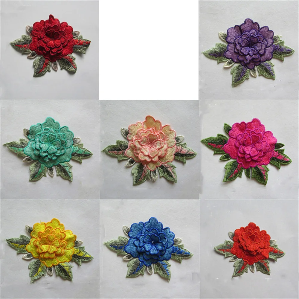 

Beautiful patches applique applique 9 kinds Colors Embroidery lace Collar DIY clothing Neckline Sewing Craft Supplies accessory