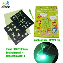 1 набор самых популярных детей мигает живопись обучение рисованию игрушка волшебный Аква каракули Мат из Китая