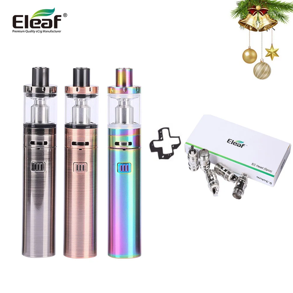 Оригинальный Eleaf iJust S Kit 3000 мАч + 5 шт. EC2 0,5/0,3 Ом Головка Катушки vape ijust S 4 мл майка заполнения Eleaf EC катушки vape