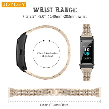 

Joyozy Fashion Metal watch bands For Huawei B5 18mm Watch Band Stainless Steel Replacement watchband for Huawei B5 watch Strap