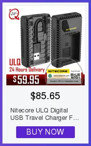 Nitecore ULM10 Pro цифровой двойной слот Путешествия Камера зарядное устройство для Leica BP-SCL5 батареи, совместимый с M10