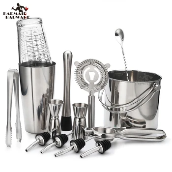 

Cocktail Shaker Bar Set Stainless steel Lounge Cup Boston Cup Shaker Cocktail Shaker