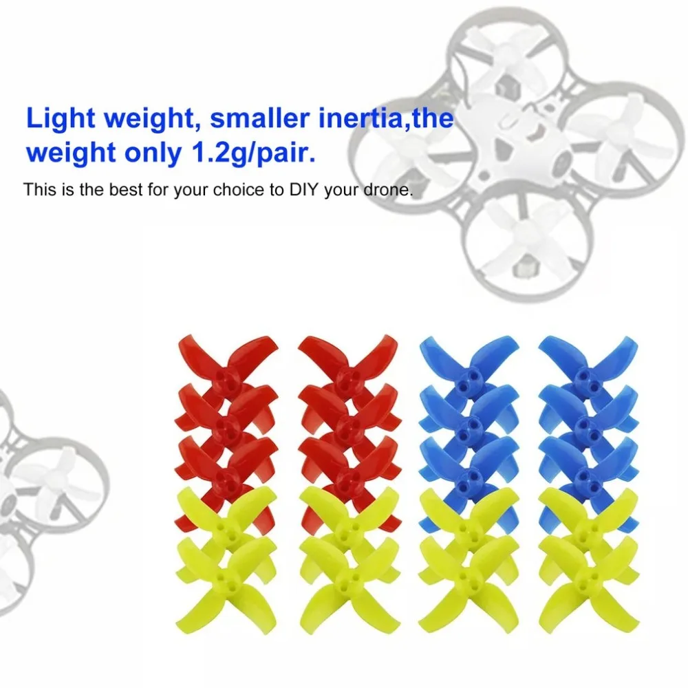10 пар в комплекте; LDARC 1540 40 мм 4 Лопасти пропеллера 1,5 мм концентратор вращение по часовой стрелке и против набор реквизита для крошечные GT7