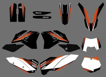 

Motorcycle Graphic Decals Stickers For KTM SX SXF 125 200 250 300 350 450 525 2007-2010 EXC XC 2008-2011
