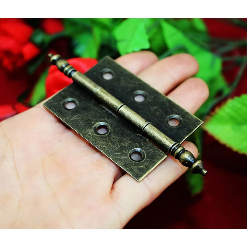 Bronze-Tone-Cabinet-Door-Luggage-Crown-Hinge-6-Holes-Decor-Furniture-Decoration-Antique-Vintage-Old-Style (3)