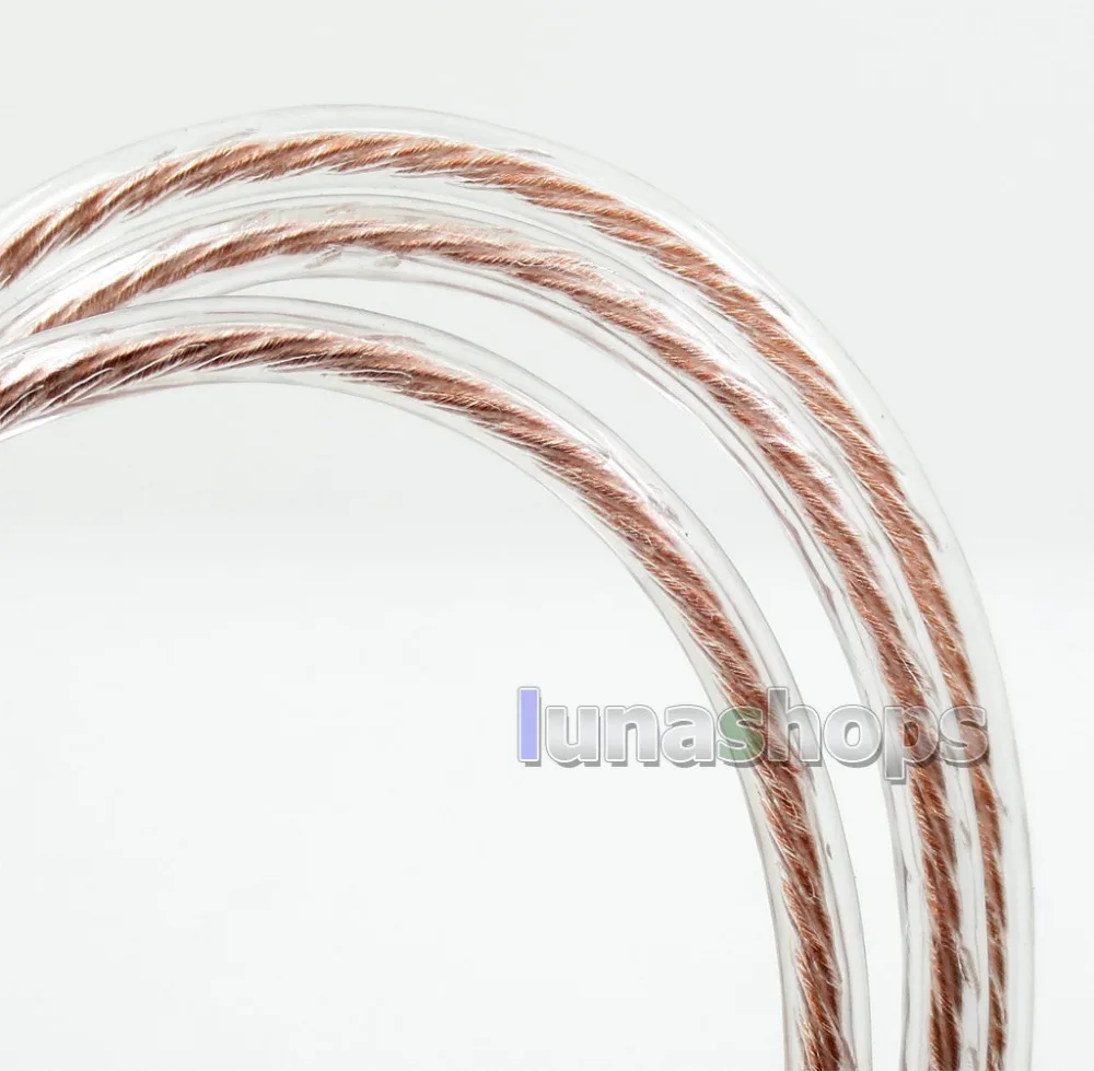 LN005918 3m Bulk OCC+ Silver Plated Mixed Bulk 4 Cores 68pcs Single Wire DIY Earphone Cable Litz cable