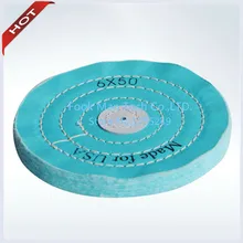 Синие хлопковые полировочные диски " X50 для полировки ювелирных изделий абразивные инструменты 10 шт./партия Высокое качество