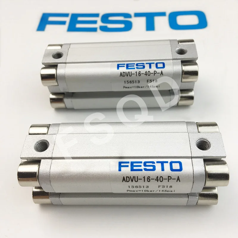 ADVU-25-5-P-A ADVU-25-10-P-A ADVU-25-15-P-A ADVU-25-20-P-A FESTO тонкий компактный воздушный цилиндр ADVU серии