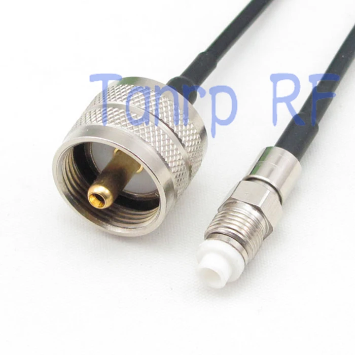 5M Pigtail coaxial jumper cable RG174 extension cord UHF PL 259 male