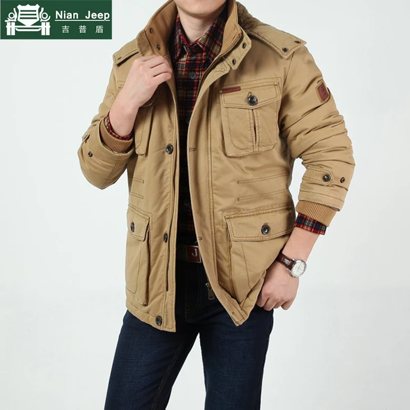 Billige Plus Größe 8XL 2018 Marke Armee Herren Winter Warm Verdicken jacken   Mäntel 100% Baumwolle Bequem und Warm Military Stil jacken