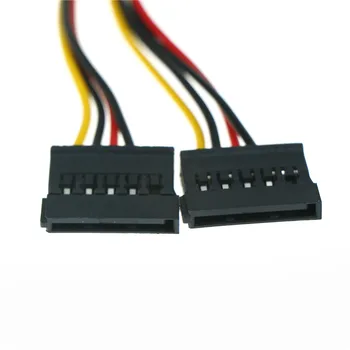 

2pcs Computer Cable Y Splitter Hard Drive Power Supply Cable 4 Pin IDE Power Splitter 1 Male to 2 Female ATA / SATA Power Cable