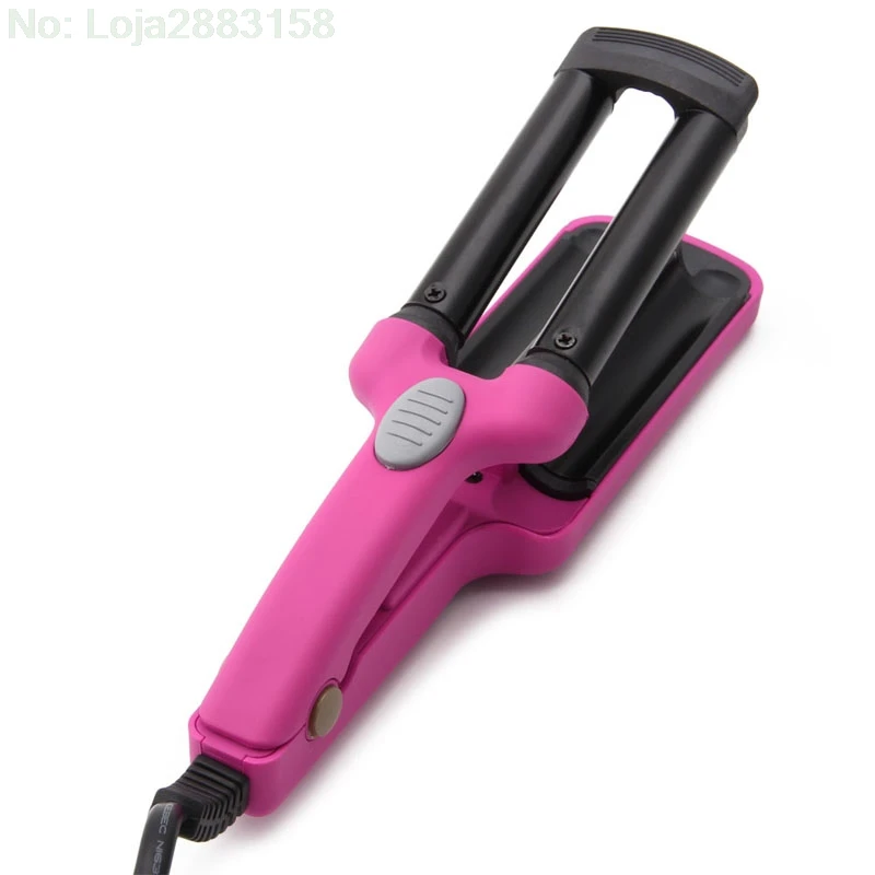 Mini Ceramic Hair Crimper Curler Curling Iron Tong Waving Wand Roller Salon