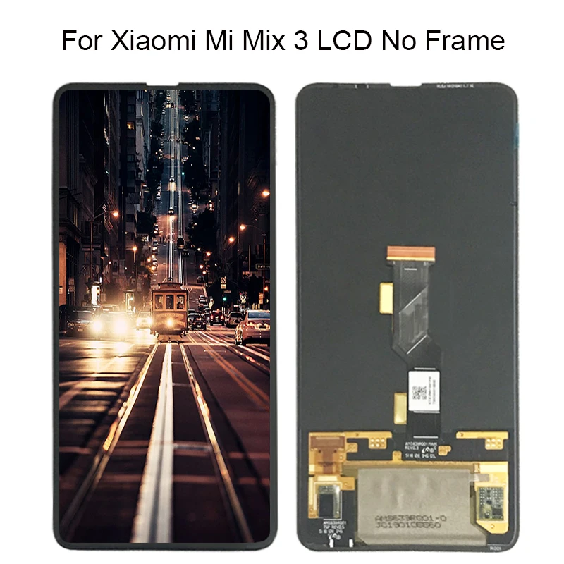 Для Xiaomi mi x 3 lcd дисплей кодирующий преобразователь сенсорного экрана в сборе с рамкой для Xiaomi mi X3 lcd черный запасные части
