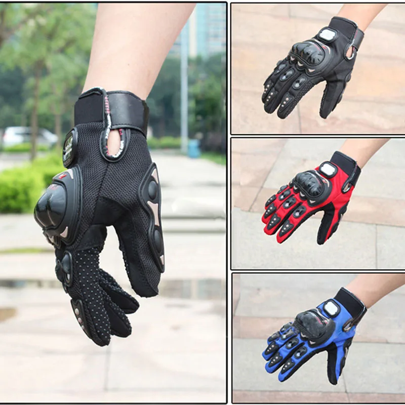 

1 pair Motocross Racing Pro-Biker Motorcycle Cycling Protective Full Finger Gloves Protective Gears