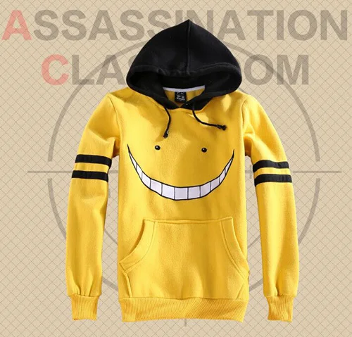 Костюмы для косплея Ansatsu Kyoushitsu Korosensei, унисекс, женские и мужские толстовки с капюшоном, повседневные длинные штаны - Цвет: Hoodies