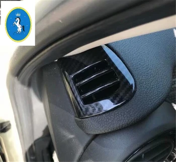 

Yimaautotrims Dashboard Side Air Conditioning AC Outlet Vent Cover Trim For Mini Cooper F55 F56 F57 3 Door / 5 Door 2014 - 2019