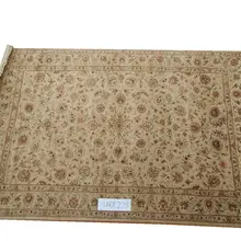 Ручная вязка шерсть и шелк Восточный персидский ковер ручной персидский ковер 12 6x9gc157peryg9