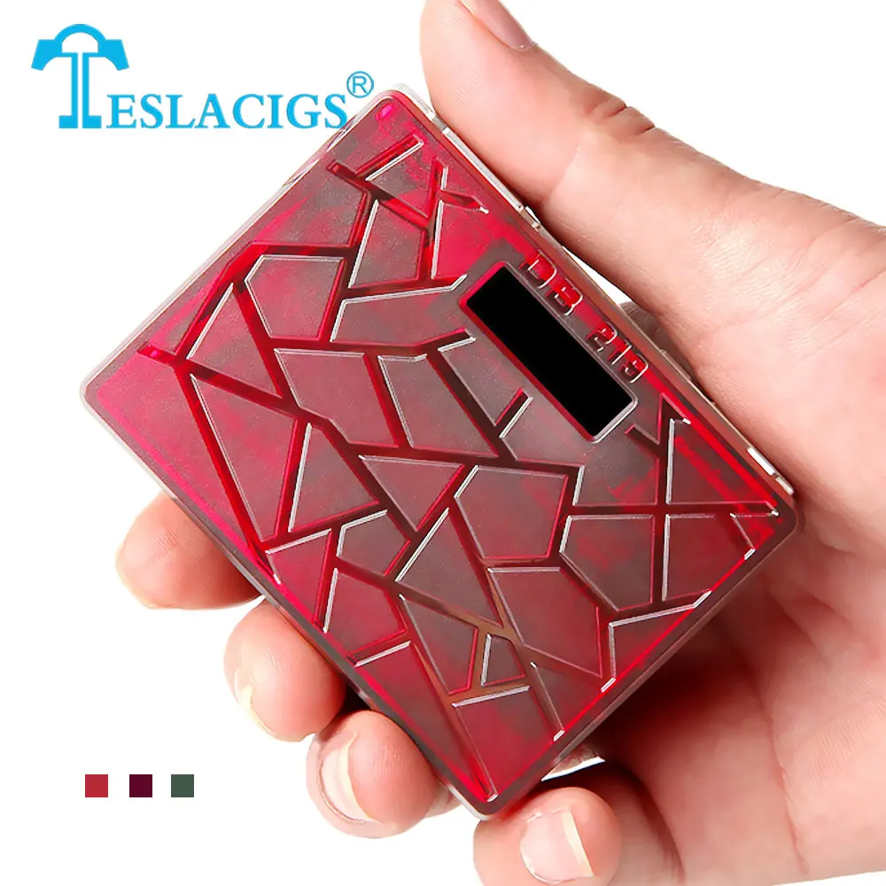 

Original Tesla DB 219 TC Box MOD 219W Max Power Support VW/TC/TCR Modes PEI Material No 18650 Battery Vs Drag 157W/Switcher 220W