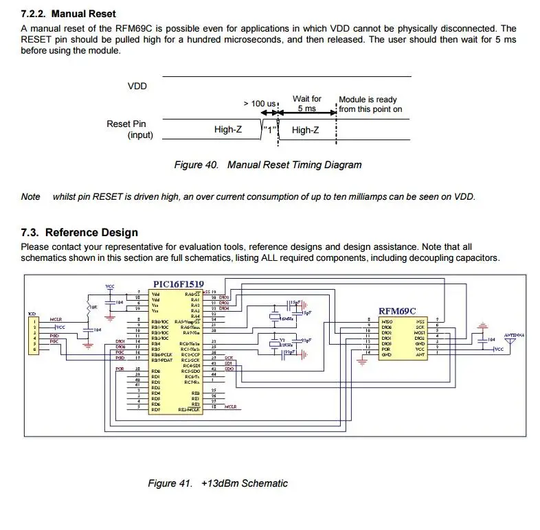 RFM69C | RFM69CW | FSK беспроводной модуль приемопередатчика SX1231 13 дБ 433 МГц/868 МГц/915 МГц SPI16* 16 мм