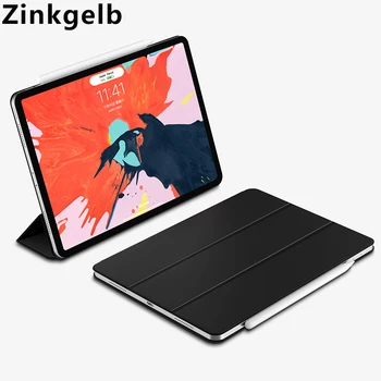

For iPad Pro 12.9 2018 Case Cover Luxury Ultra Thin Magnetic Adsorption Shockproof Smart Flip Case for iPad Pro 11 2018 Cover