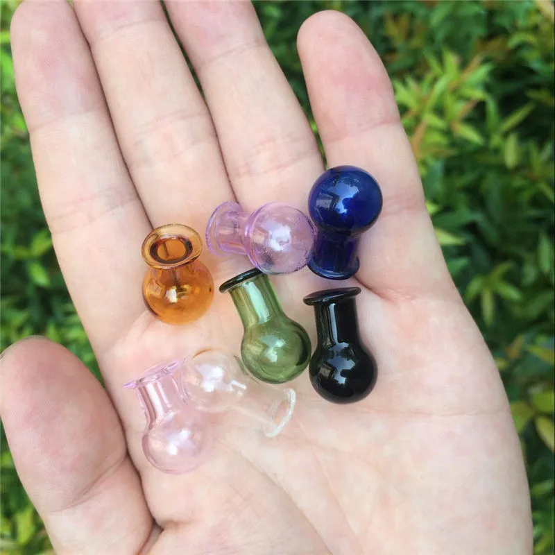 Mini Glass Bottles Ball Shape Cute Bottles With Cork Colors Vials Gift tiny Wishing Jars Bottles Mix 7 Colors8