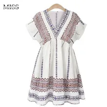 Missfebplum 4xl плюс Размеры хлопок белье Платья для женщин женская одежда взлетно-посадочной полосы платье Лето 2017 г. V Средства ухода за кожей Шеи Повседневное Белый пляж Vestidos Mujer