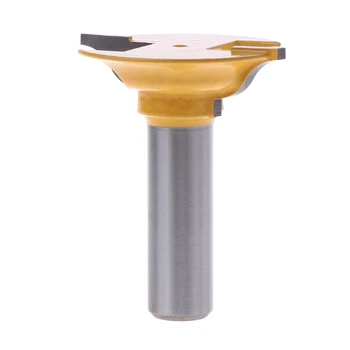 

12.7MM Reversible Drawer Front Joint Router Bit 1/2" Shank Woodworking Chisel Cutter for Wood Engraving Tool
