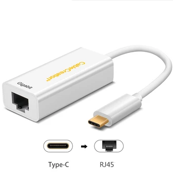 

USB C to Ethernet Adapter Type C to Gigabit RJ45 LAN Network Adapter conveter Ethernet LAN Network Card for MacBook Pro iPad Pro