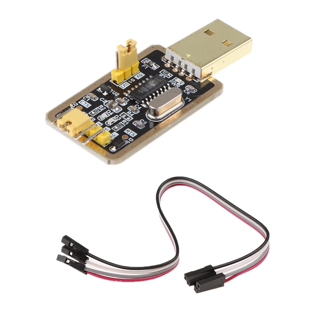 3.3V 5V USB to TTL Converter CH340G UART Serial Adapter Module Golden