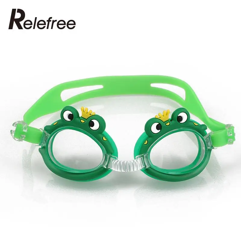 Мультфильм дети мальчики женские очки Открытый Анти туман водонепроницаемые очки для плавания