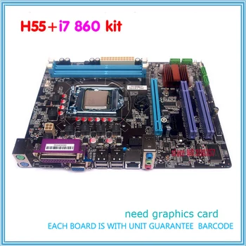 NEW DDR3 LGA1156 h55 Motherboard kit with i7 860 or i7 870 processor cpu