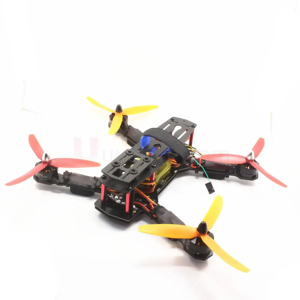 Квадрокоптер с рамкой из чистого углеволокна ZMR250 CC3D EVO Контроллер полета & 2204 2300kv