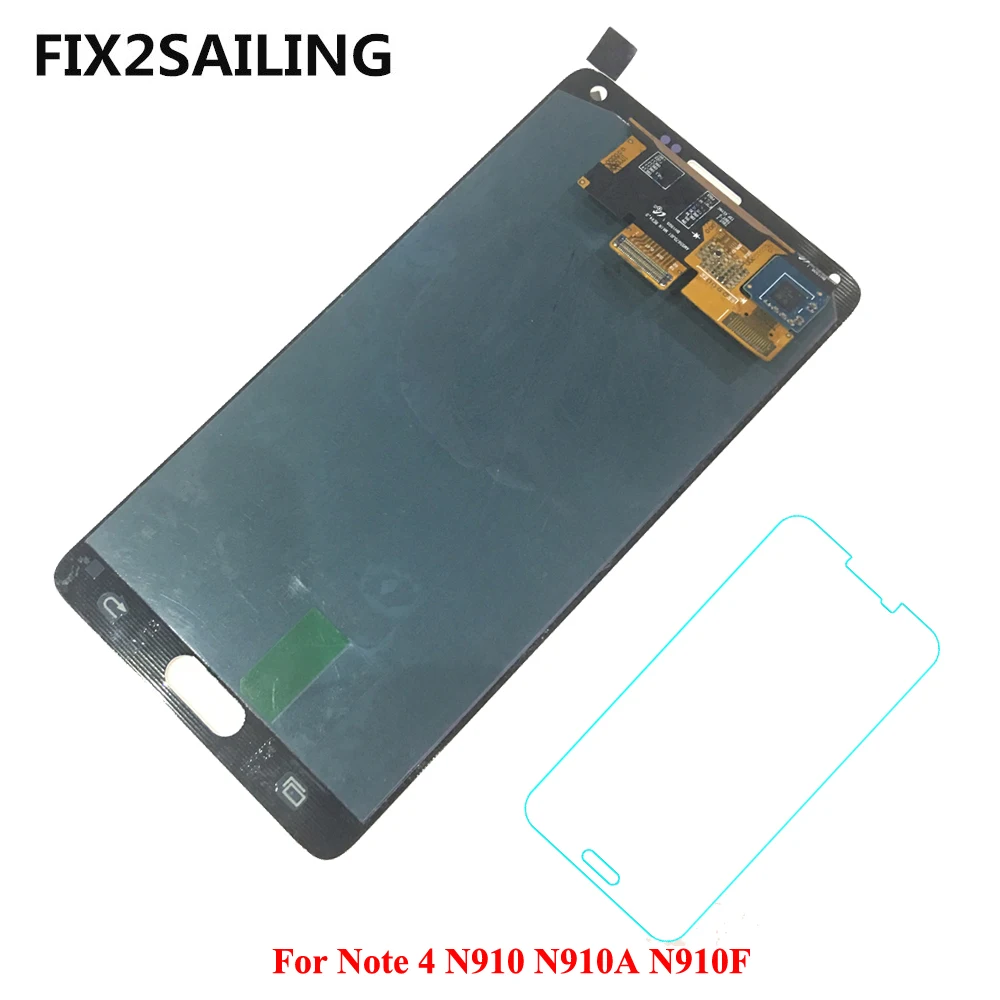 

For Samsung Galaxy Note 4 N910 N910A N910F Super AMOLED LCD Display 100% Tested Working Touch Screen Assembly