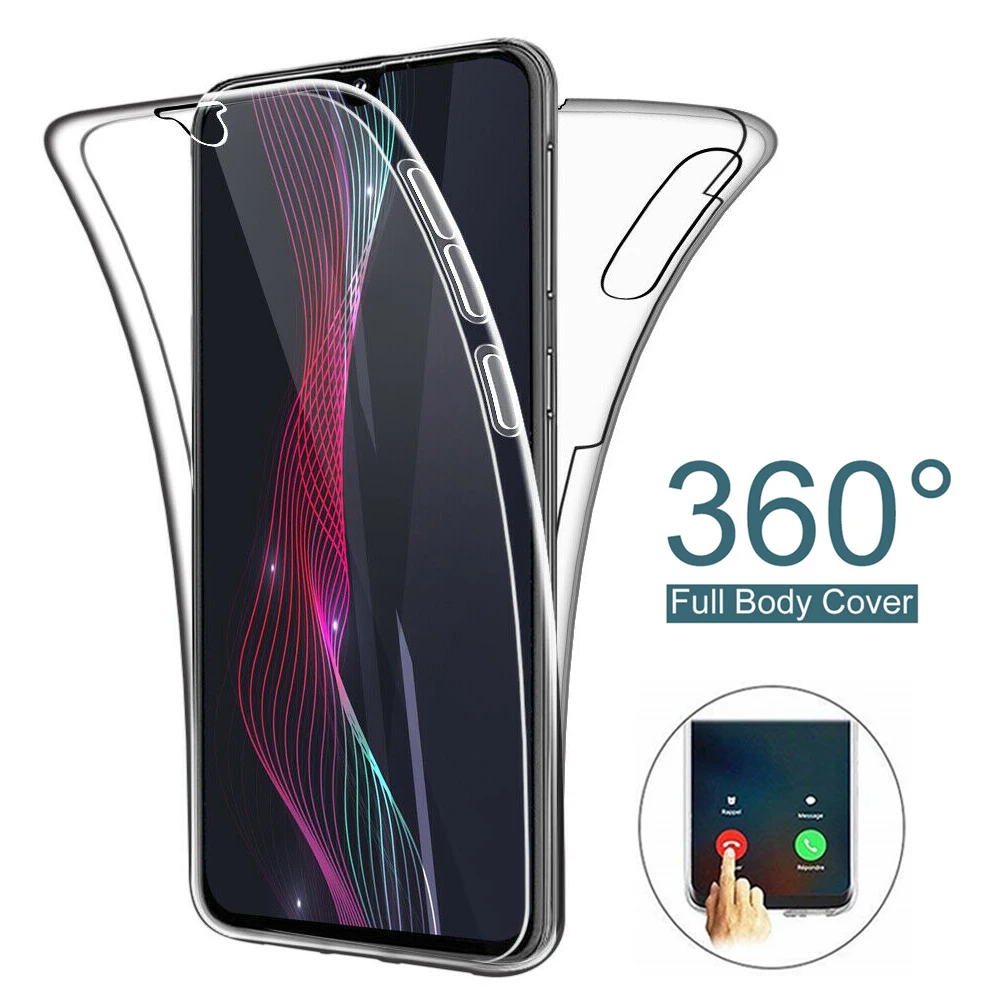 

New 360 Full Body Case for Samsung Galaxy A50 Phone Cases Soft Silicone TPU Cover for Samsung Galaxy M10 M20 A10 A30 A40 Fundas