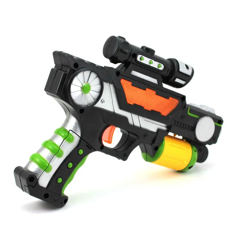 1 pc Hot Selling Fancy Kid's Gun Toys Shining Music Toy Gun Projection
