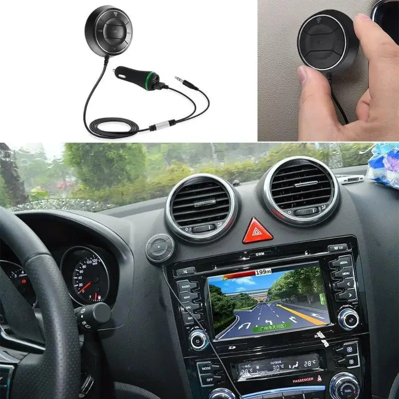 NFC Bluetooth FM передатчик, автомобильный набор, 3,5 мм Jack MP3 автоматический динамик плеер