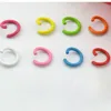 100pcs/lot 1.2x8mm Colorful Metal DIY Jewelry Findings Open Single Loops Jump Rings & Split Ring for jewelry making ► Photo 3/3