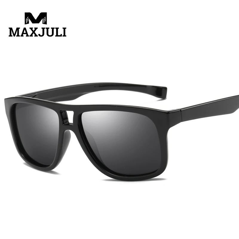 MAX JULI UV400 Polarized Men Sunglasses Square Sunglasses Sports