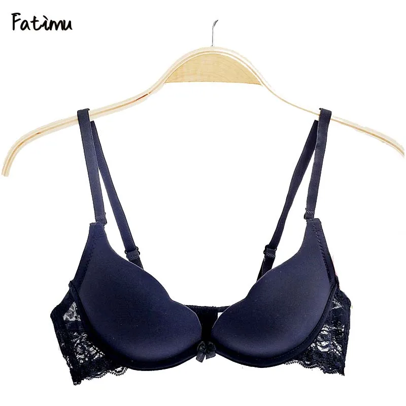 

Fatimu Sexy Self Adhesive Strapless Bra Bandage Stick Gel Silicone Push Up Invisible Seamless Backless Bras for Women Bow Gather