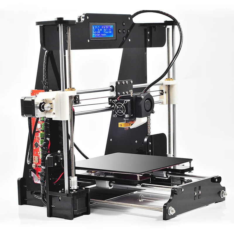 0.1-0.4mm Layer Thickness High Precision Reprap Prusa i3 3d Printer DIYKit with 16GB TFCard+1roll filament Top
