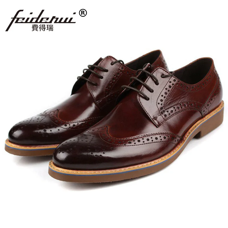 Vintage Brand Man Carved Dress Shoes Genuine Leather Cow Breathable Brogue Oxfords Round Toe Formal Men's Wing Tip Flats BD65 Vintage Brand Man Carved Dress Shoes Genuine Leather Cow Breathable Brogue Oxfords Round Toe Formal Men's Wing Tip Flats BD65