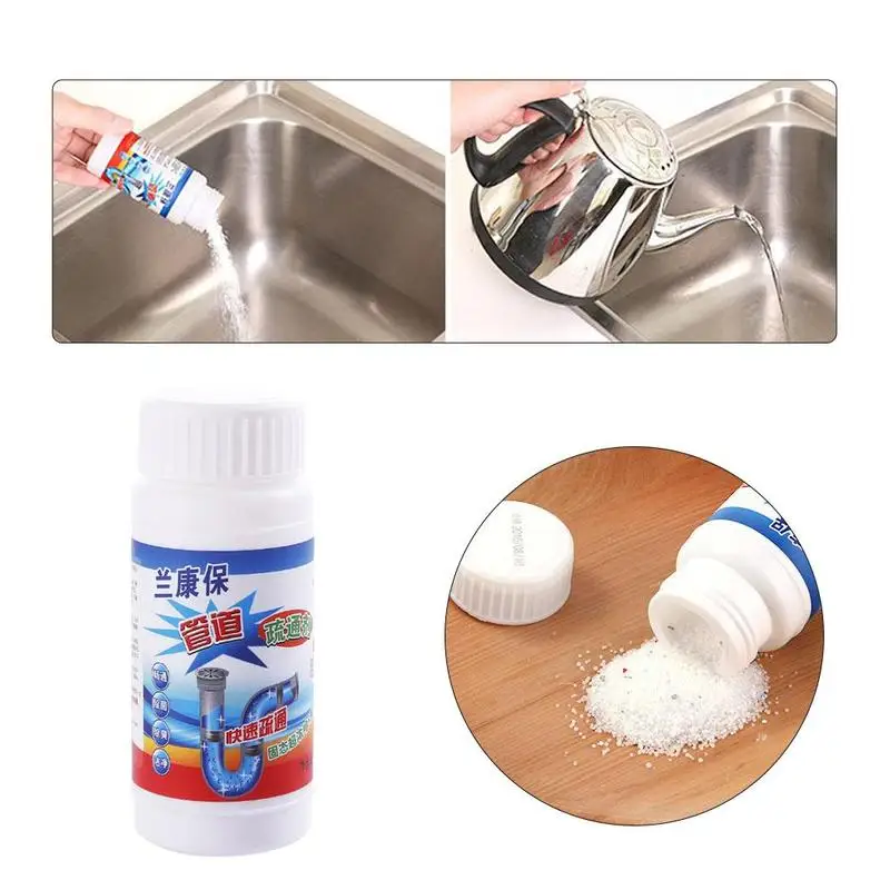 

Drain Cleaner Effective Sewer Pipe Anti-clogging Agent Through Sewer Hair Decomposition Cleaning Agent For Toilet Deodorant