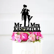 Индивидуальный Джокер и Харли Квинн торт Топпер, индивидуальный свадебный торт Топпер, Свадебный декор