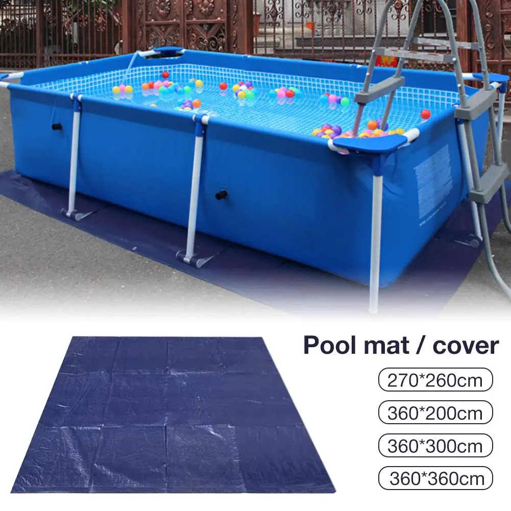 

Swimming Pool Ground Cloth Protective Cover Floor Mat Square Pool Gasket