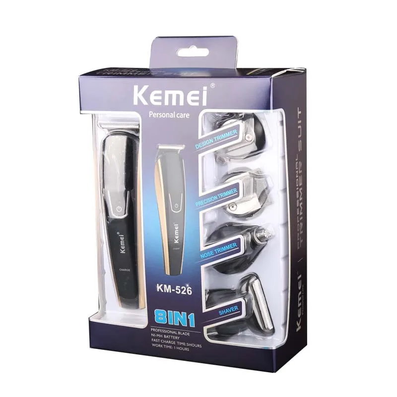 8 In 1 Men's Precision Hair Trimmer Hair Clipper Shaver Body Groomer Beard Stubble Trimer Face Shaving Machine Head Trimming 40D